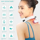 110V-220V Cervical spine home protection electric vertebral pillow shoulder physiotherapy neck massager