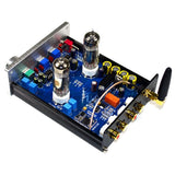 2X Buffer Hifi 6J5 Bluetooth 4.2 Tube Preamp Amplifier Stereo Preamplifier With Treble Bass Tone ustment(Sier)
