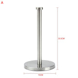 Stainless Steel Kitchen Roll Paper Towel Holder Bathroom Tissue Stand Napkins Rack Home Kitchen Storage Paper Towel Stand