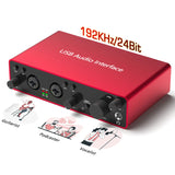 4i4 3rd Gen 4 in4 Out USB Audio Interface Recording Sound Card For Guitar Bass Microphon