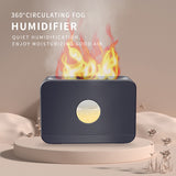 Flame Fire Aromatherapy Diffuser Ultrasonic Aromatic Essences House Air Home Fragrance 220ML Humidifier