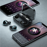 Wireless Headphones 9D HiFi Sports Earbuds Bluetooth-compatible Earbuds Earphones Microphone Music Headset for Xiaomi Huawei