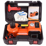 Electric Hydraulic Floor Jack 5T Lifting with Iator Pump LED Light for Car Truck Tire Repair Tool