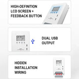 MPPT Panel Regulator - Auto Identification Voltage Photovoltaic Solar Charge Controller for Lead Acid & Lithium LiFePO4 Battery