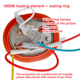 1800W Suitable For Garment Steamer 660 670 Element Plate Heating Tube Accessories Thermostat
