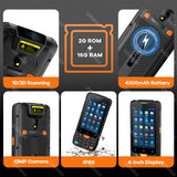 Data Collector PDA Red Terminal Portable 1D 2D Honeywell Barcode Scanner Reader Scan Android Device Bluetooth 4G GPS