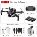 2022 NEW M218 GPS Drone 8K EIS 3 Axis Anti-Shake Gimbal Professional HD Camera 5G Wifi FPV Brushless RC Quadcopter Drones Toys