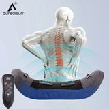 Electric Waist Massager - Lumbar Vibration Cushion for Pain Relief. Heating, Health Care, Relaxation, Traction Therapy. Airbag Back Body Massage