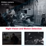 Portable Mini HD 1080P With Night Vision and Motion Detection Indoor Outdoor Small Security Camera Support Hidden TF Card