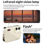 4K D6 Digital HD Recorder Music Player Touch Control Screen Vlogging Camera Night Vision 64MP Camcorder