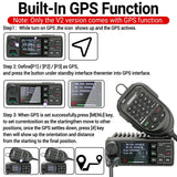 ABBREE AR-2520 25W Mobie Air 108-520MHz Full Band 999 Channels Amateur GPS Car Radio Station with Mic