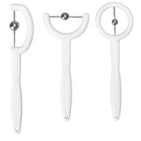 3pcs Tip Exercise Tool 304 Stainless Steel Balls Oral Muscle Strength Tongue Training Tools White
