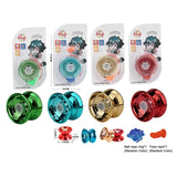 4 Color Professional Aluminum Yoyo Beginners Metal Yo-Yos For Kids And Adults With Yo Accessories Toy Gift