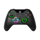 2.4G Wireless Gaming Controller With LED Flashing Light Macro Functions For  Black