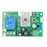 AC/DC 7V-32V White Module Plastic Module With Case Wifi+BT 1CH Remote Relay Ewelink For Alexa Google Home With 2.4G Remote