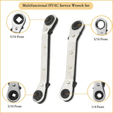 Remover Installer Tool&HVAC Service Set, Refrigeration Wrench with Bit Adapters,10Pcs Vae Core