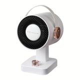1pc, Electric Desktop Heater, Small Heater With Heating And Fan Modes, Household Mini Heating Fan Desktop Electric Heater Small Office Heater Cold And Warm Dual-use Heater For Home Office School Thanksgiving Halloween Christmas Wedding Birthday Gift