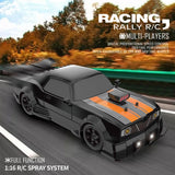 1:16 Lighting Spray GTR Sports 4WD High Speed Drift Rc Car 2.4G Wireless Remote Control Kids Toys