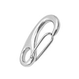 2" Indoor 50mm Spring Gate Snap Hook for Dog Leash Carabiner Swing Sier