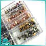 100pcs/box Steel Box Assort Size Watches Parts Replacement Watch Crown for Watchmaker Repair