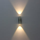 Warm Cold White LED Waterproof Wall Lamp Indoor & Outdoor Aluminum Up And Down Lighting Porch Garden Bedroom Bathroom