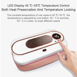 USB Infant Wet Wipes Dispenser - 5000mAh, 45-55℃ Temperature Control, Wipe Heating Box
