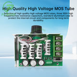DC Controller Controller, 7-70V 30A Adjustable PWM Motor Speed Regulator 12V 24V 36V 48V