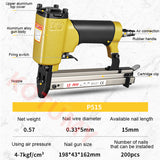 Air Stapler Picture Frame Nailer Manual Staple P515 HM515 V1015 Pneumatic Nail Angle Gun