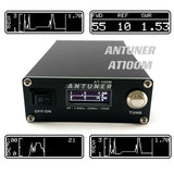 ANTUNER Omnipotent 1.8MHz-30MHz 100W Antenna Tuner Standing Waves Power Meter For HF Radio USDX G1M FT-818 817 IC-705