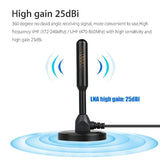 4K Hd High Gain Dtv Digitale 28DB 1180 Mijl Indoor Signaal Ontvanger Voor Hdtv Antenne Tv An