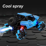 Rotating Drift Music Light Charging Remote Control 4WD Off road Climbing Children's Electric Toy Car