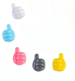 Silicone Thumb Hook Cable Management WireUSB Organizer Clips Wall Hooks Hanger Storage Holder for Kitchen Bathroom Home Finisher