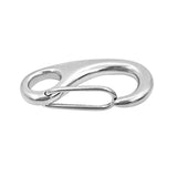 2" Indoor 50mm Spring Gate Snap Hook for Dog Leash Carabiner Swing Sier