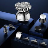 NEW Resuxi LK-9810 Full Body Wash 9D Electric Shaver Men's Multi-function Razor Clipper Nose Hair Set