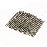 100Pcs 1.5MM Ultra-Long Drilling Emery Diamond Abrasive Bits Peeling Needle A Type Teeth Grinding Burr