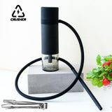 Portable Car Pipes Smoking Grass Hookah Cup with Ceramic Tobacco Bowl Cigarette Holder Narguile Complete Water Bottle