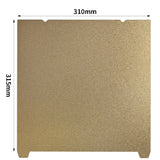 PEI Sheet Print Bed Flexible Removable Spring Steel Build Surface 315x310mm Compatible with Creality K1 Max 3D Priners
