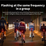 Xoss Nebula Cycg Taillights Bicycle Intelligent Dot Matrix Custom Emoticons Night Turn Signal Tail Light