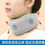 Portable Neck Brace Breathable Sponge Migraine Collar Relieve Pains Cervical Tilt Prevention Braces Fixed Anti-Slumping