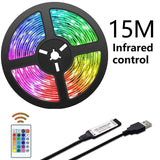 Wall Led Light Tape Strips Rgb 5050 Smart Wifi Usb Ribbon 20 Meters Ice String Colorful Children Into The Room