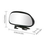 Bd Rectangular Wide Angle Auxiliary Multi-Angle Rotating High-Definition Glass Mirrors For Car Truck