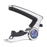 DK iP-1Pro Multifunctional Capo Zinc Alloy Guitar Tone Changer with PU Leather Pouch for Acoustic Electric Guitars Bass