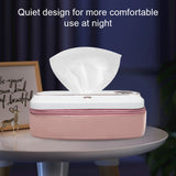 USB Infant Wet Wipes Dispenser - 5000mAh, 45-55℃ Temperature Control, Wipe Heating Box