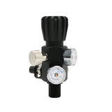 M18X1.5 5/8-18UNF Dual Gauge Air Filling Station Refill Adapter Regulator Portable Quick Release Durable Valve For Diving