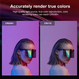 Portable 32cm/12.6in RGB Stick Magnetic LED Tube Wand 10W Photography Fill Light 2500K-9000K Dimmable