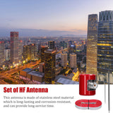 1/4 Wavelength 5M/16.4FT QRP 14M-30MHz 300W-600W Stainless Steel HF Antenna for USDX Radio