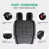 NV3182 Night Vision Binoculars HD Infrared Digital Telescope IR Wifi Recording Camping Hunting Equipment 1080P Video