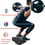 3Pcs Squat Wedge Block: Get Maximum Comfort & Performance with this Adjustable Non-Slip Squat Ramp Slant Board