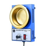 100/150/250/300W Solder Pot Tin Melting Furnace Thermoregulation Soldering Desoldering Bath 200~450 Centigrade+Universal Adapter