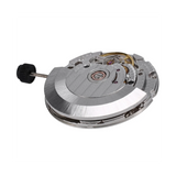 2824-2 Automatic Mechanical Movement Engraved Fish Pattern Watch Accessories Black Calendar